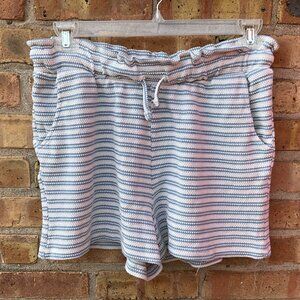 Primark Women's Blue & White Shorts, Size L